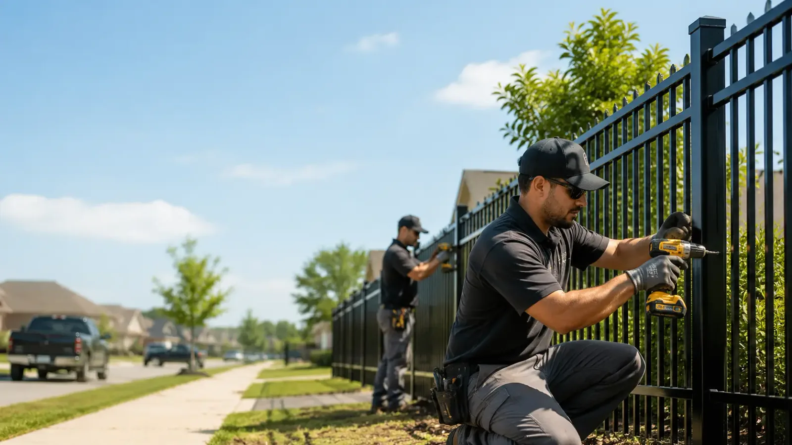 Metal Fence Installation in Louise, MS